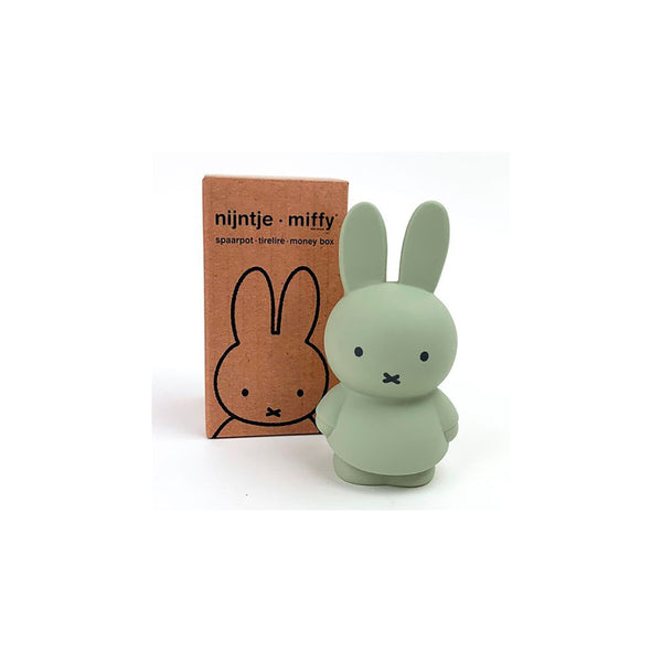 Miffy Money Box Eucalyptus 19cm