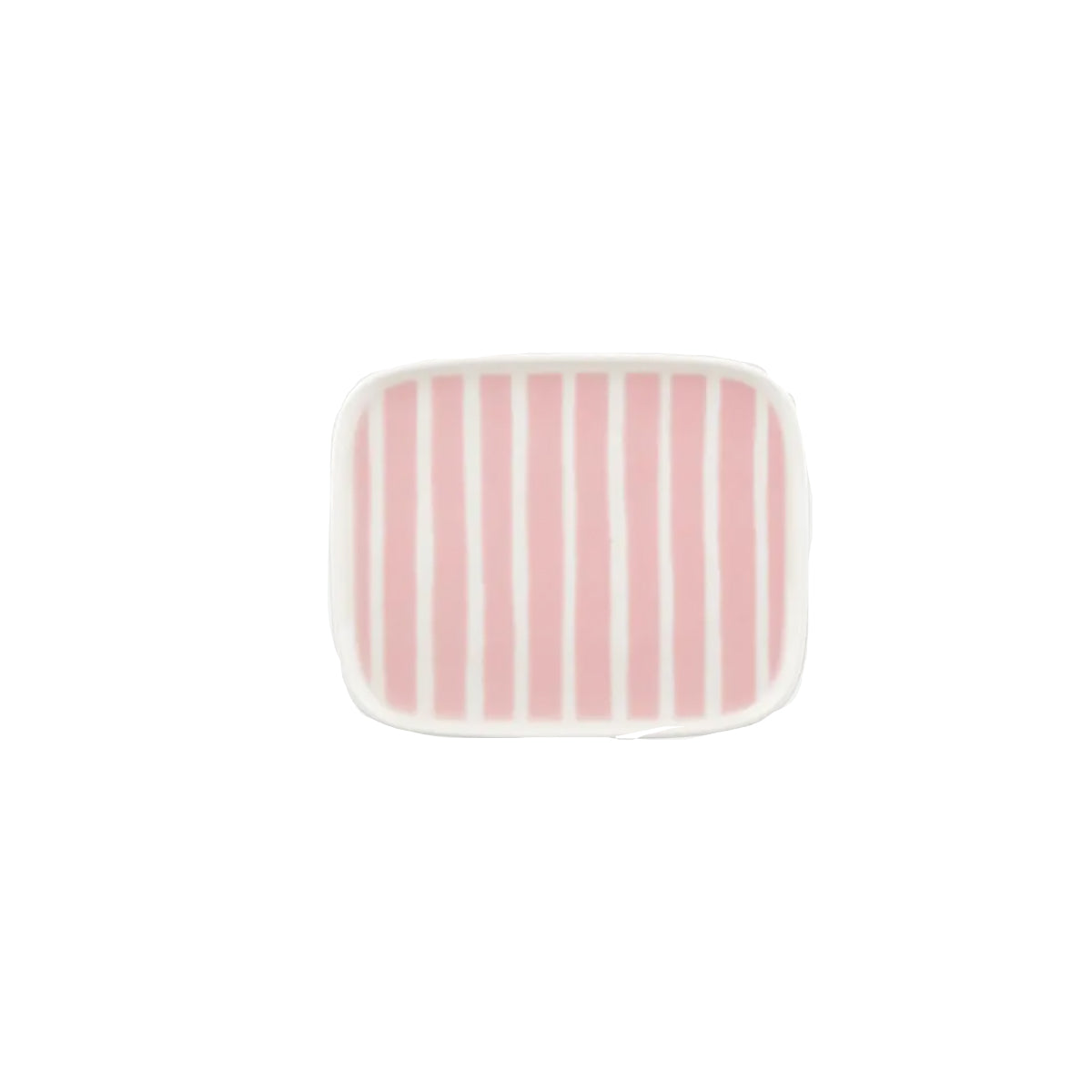 Oiva Piccolo Rectangular Plate Pink/White