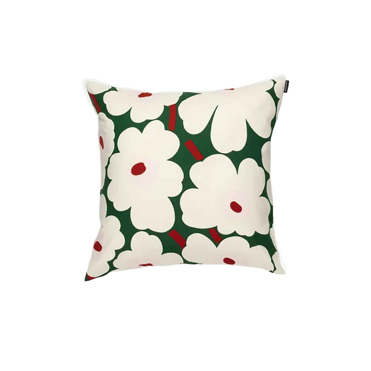 Unikko Green Pink Cushion Cover 50 x 50cm